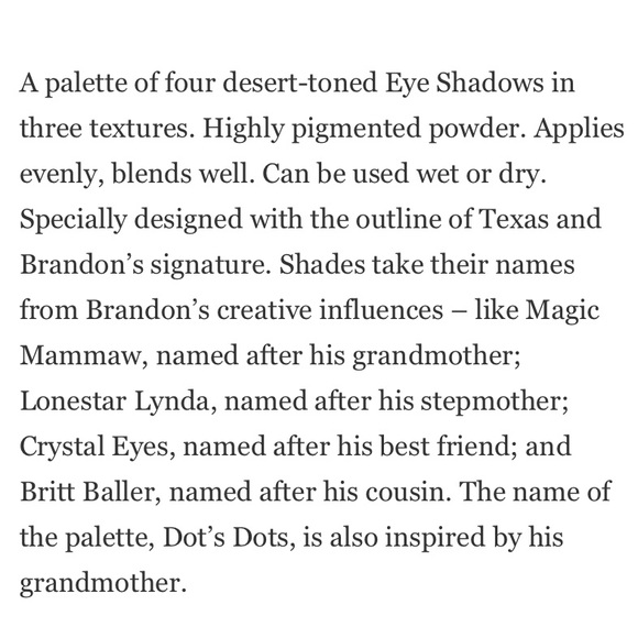 MAC COSMETICS
Eye Shadow X 4: Dot’s Dots / Brandon Maxwell NWT - Picture 3 of 5